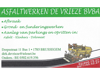Logo Asfaltwerken De Vrieze Steenhuffel